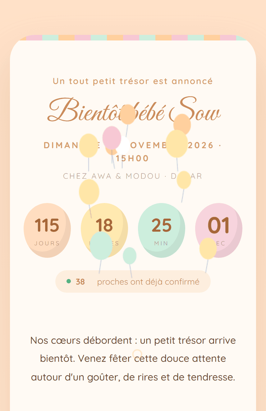 Page Naissance — style Tout Petit